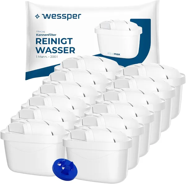 Wessper AQUAMAX Filterkartuschen 12er Pack